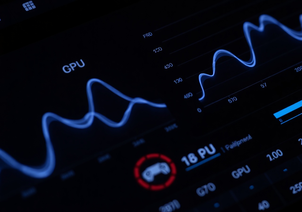 NexusPlay dashboard interface displaying unified library, real-time performance graphs, and one-click optimization controls